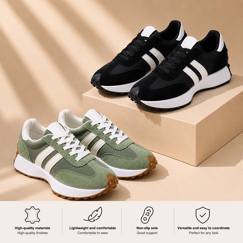 🏆 2026 Best Seller – Premium Retro Trainers for Women – Lightweight, Comfortable & Stylish ☁️👟