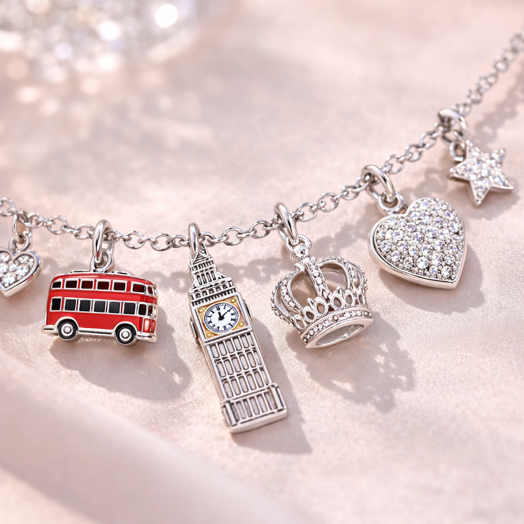 British Charm Necklace
