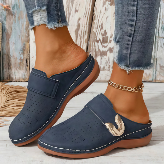 🏆 All-Day Comfort 👣 Leather Wedge Slip-Ons – Easy to Wear & Comfortable to Walk In ⏳ 𝐋𝐀𝐒𝐓 𝐃𝐀𝐘: 𝟖𝟎% 𝐎𝐅𝐅
