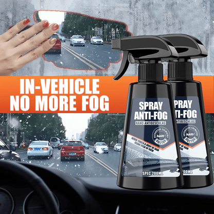 🔥 40% OFF –Long-Lasting Anti-Fog Spray – Clear Vision for Car Windows & Helmets