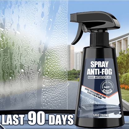 🔥 40% OFF –Long-Lasting Anti-Fog Spray – Clear Vision for Car Windows & Helmets