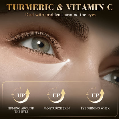 Turmeric Vitamin C Eye Serum – Brighten, Hydrate & Refresh Tired-Looking Eyes
