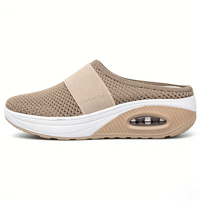 (🔥 LAST DAY SALE-80% OFF🔥) Free shipping-BQODQO® Diabetic Air-Cushion Slip-On Walking Shoes, Orthopedic Diabetic Slippers, with Arch-Support for Women