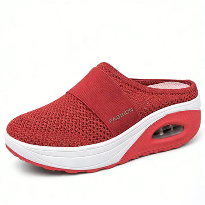 (🔥 LAST DAY SALE-80% OFF🔥) Free shipping-BQODQO® Diabetic Air-Cushion Slip-On Walking Shoes, Orthopedic Diabetic Slippers, with Arch-Support for Women