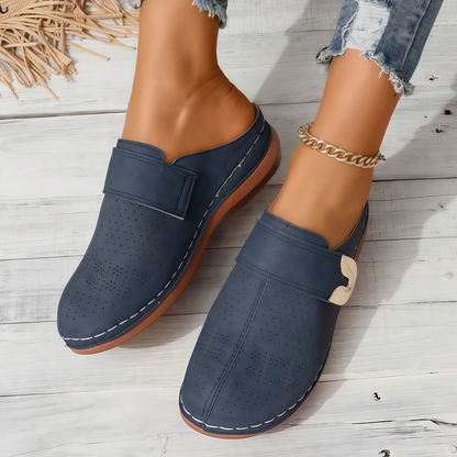 🏆 All-Day Comfort 👣 Leather Wedge Slip-Ons – Easy to Wear & Comfortable to Walk In ⏳ 𝐋𝐀𝐒𝐓 𝐃𝐀𝐘: 𝟖𝟎% 𝐎𝐅𝐅