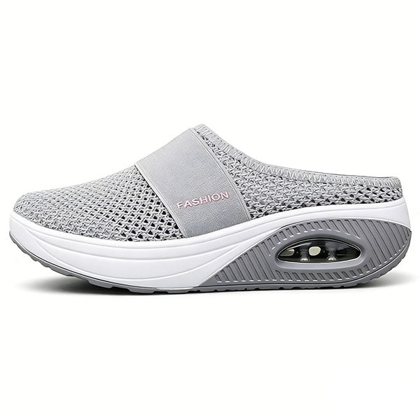 (🔥 LAST DAY SALE-80% OFF🔥) Free shipping-BQODQO® Diabetic Air-Cushion Slip-On Walking Shoes, Orthopedic Diabetic Slippers, with Arch-Support for Women