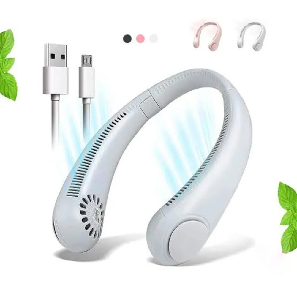 🏆 2026 Best Seller🏆  Portable Bladeless Hanging Neck Fan - 3-Second Instant Cooling