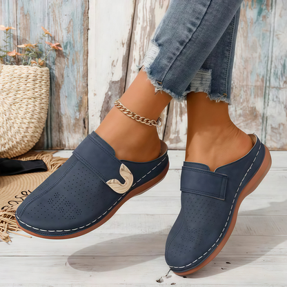 🏆 All-Day Comfort 👣 Leather Wedge Slip-Ons – Easy to Wear & Comfortable to Walk In ⏳ 𝐋𝐀𝐒𝐓 𝐃𝐀𝐘: 𝟖𝟎% 𝐎𝐅𝐅
