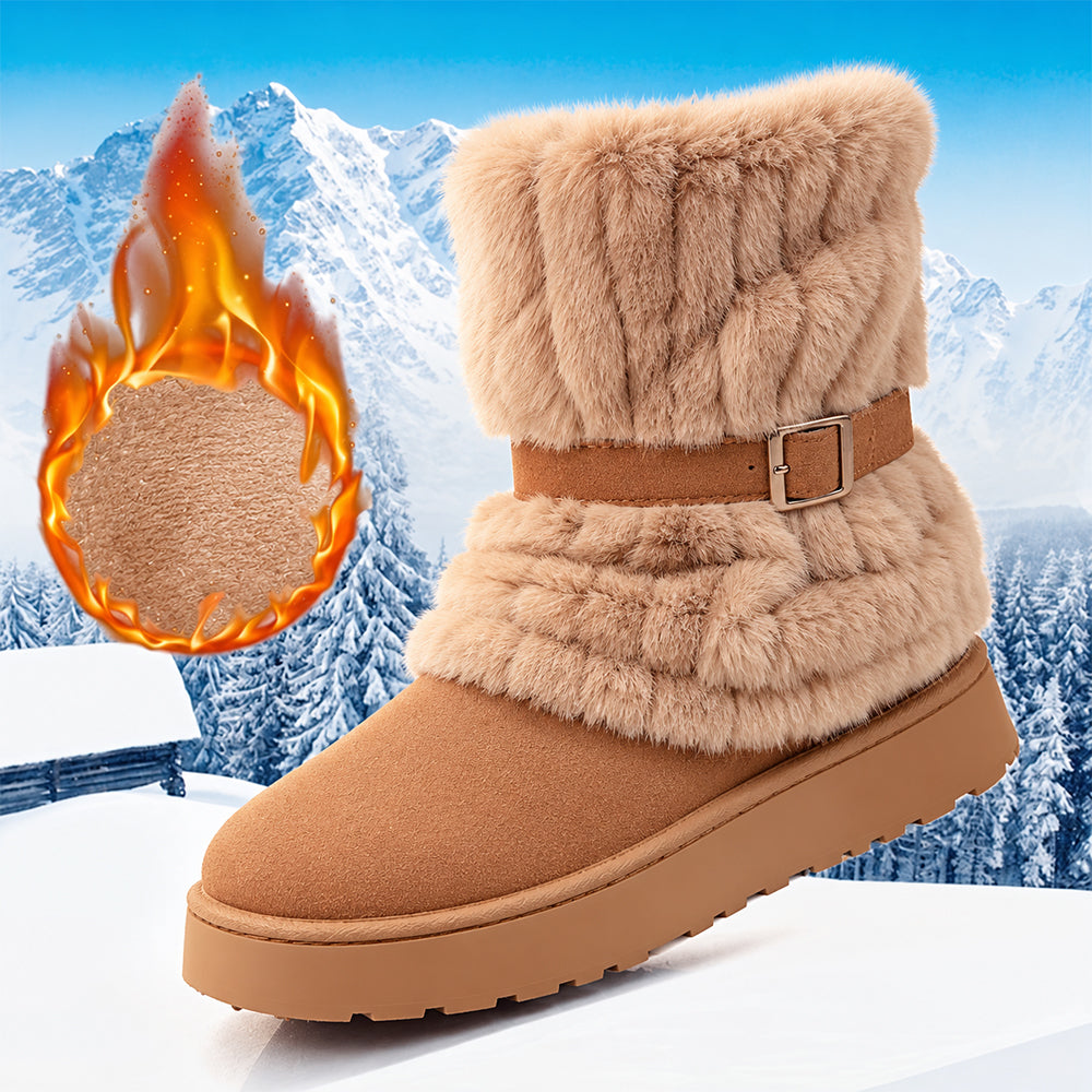 🔥LAST DAY: 80% OFF | Comfortable Orthopedic Winter Ankle Boots | Waterproof & Non‑Slip for Cold Days