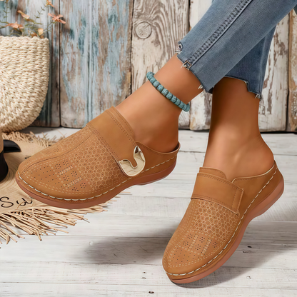 🏆 All-Day Comfort 👣 Leather Wedge Slip-Ons – Easy to Wear & Comfortable to Walk In ⏳ 𝐋𝐀𝐒𝐓 𝐃𝐀𝐘: 𝟖𝟎% 𝐎𝐅𝐅