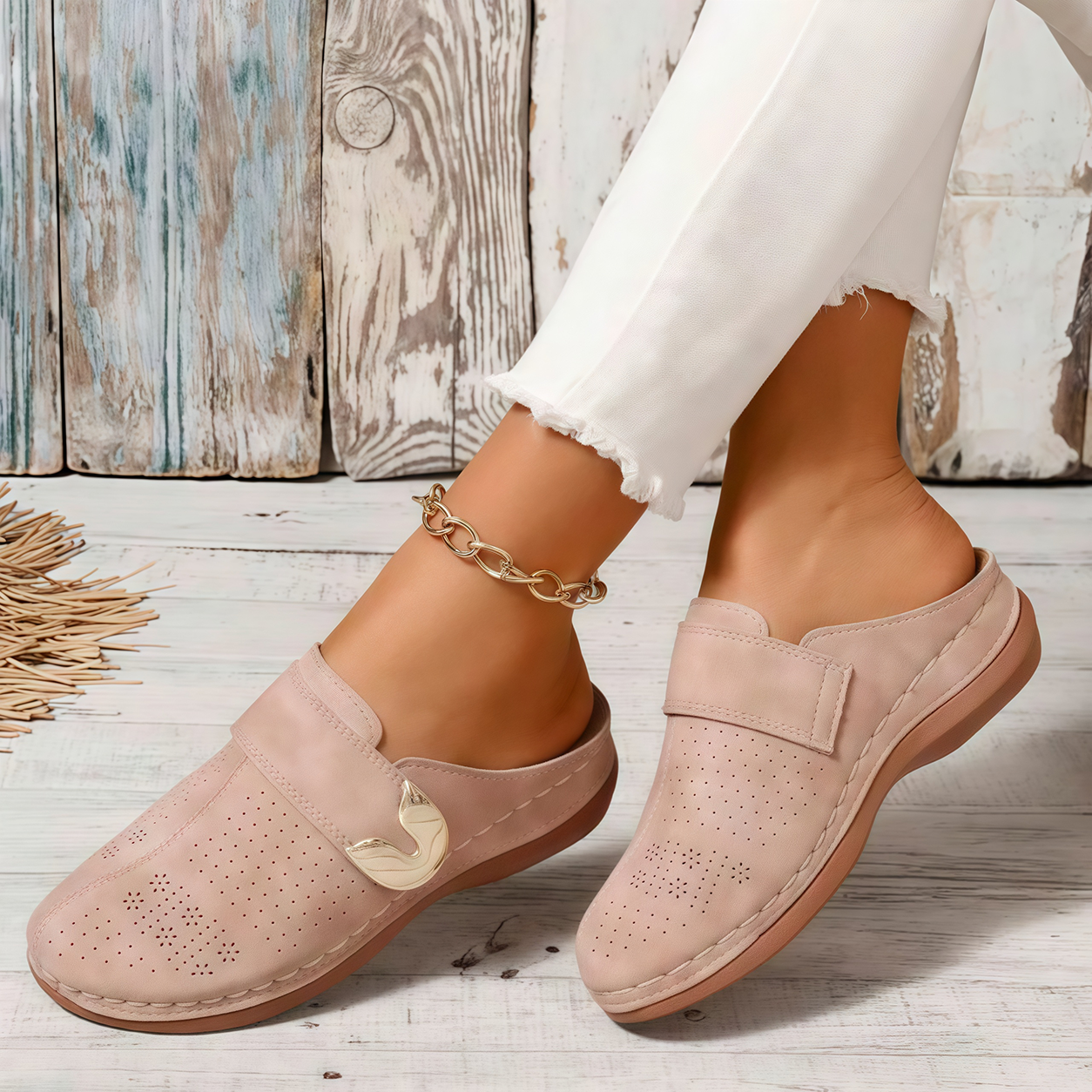 🏆 All-Day Comfort 👣 Leather Wedge Slip-Ons – Easy to Wear & Comfortable to Walk In ⏳ 𝐋𝐀𝐒𝐓 𝐃𝐀𝐘: 𝟖𝟎% 𝐎𝐅𝐅