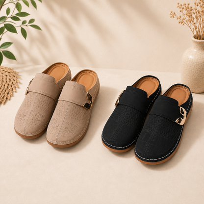 🏆 All-Day Comfort 👣 Leather Wedge Slip-Ons – Easy to Wear & Comfortable to Walk In ⏳ 𝐋𝐀𝐒𝐓 𝐃𝐀𝐘: 𝟖𝟎% 𝐎𝐅𝐅