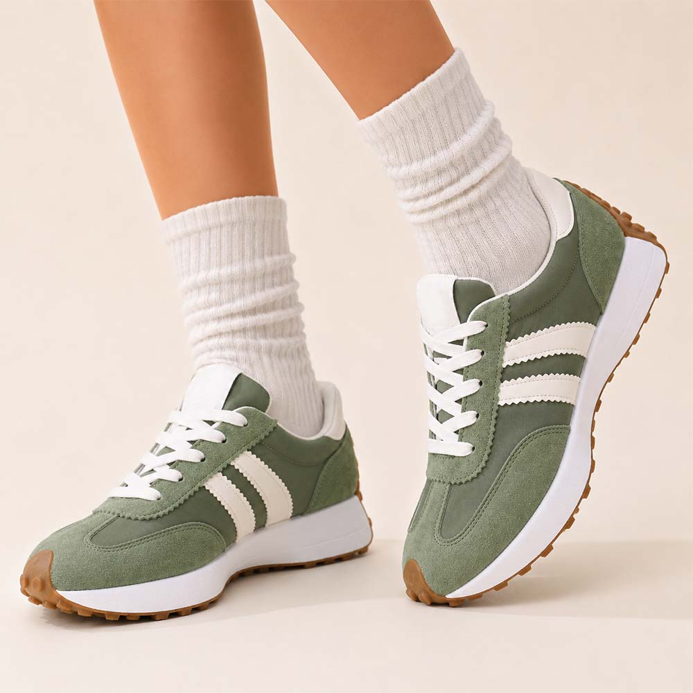 🏆 2026 Best Seller – Premium Retro Trainers for Women – Lightweight, Comfortable & Stylish ☁️👟