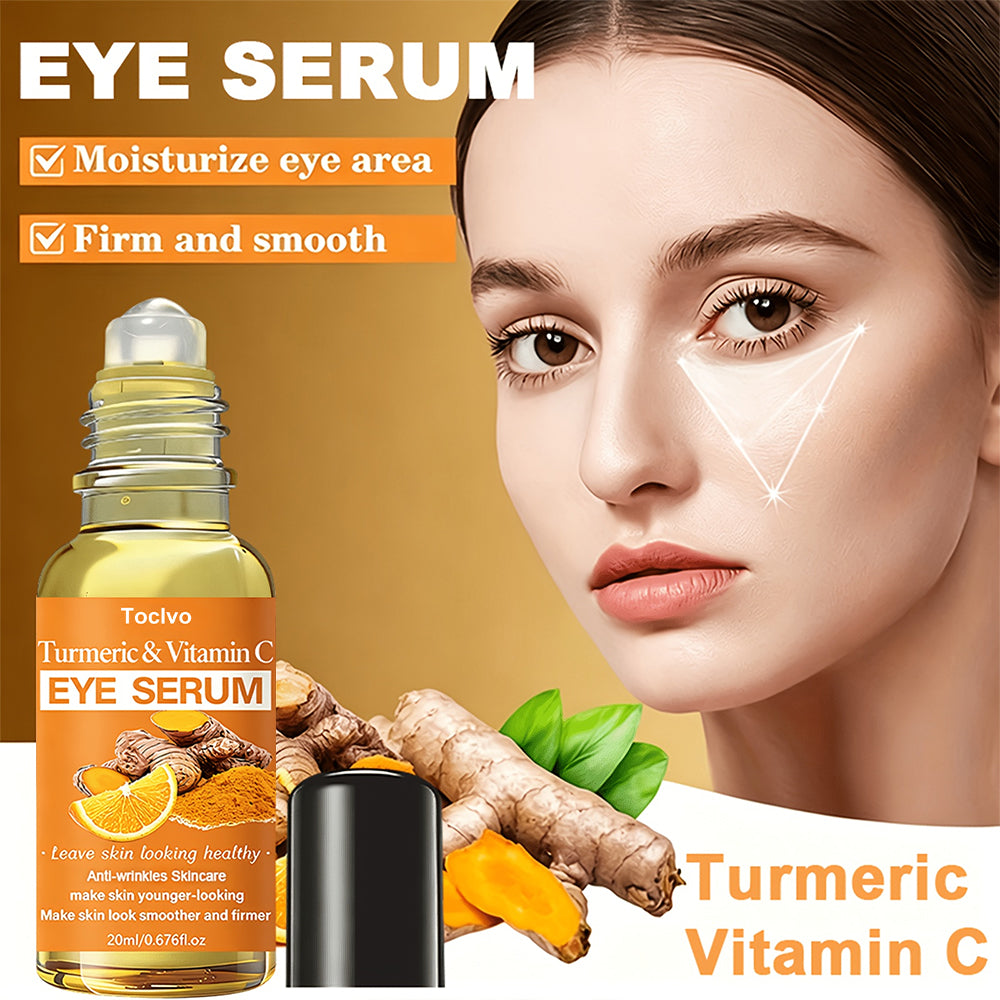 Turmeric Vitamin C Eye Serum – Brighten, Hydrate & Refresh Tired-Looking Eyes