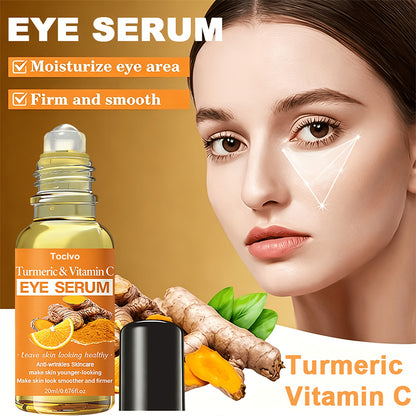 Turmeric Vitamin C Eye Serum – Brighten, Hydrate & Refresh Tired-Looking Eyes