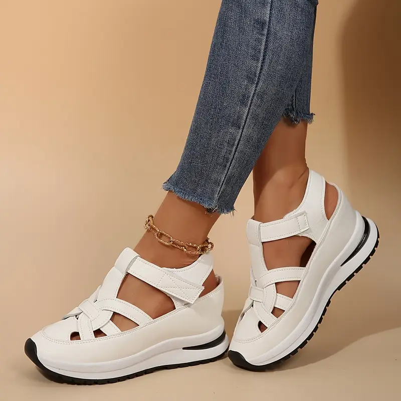 ✨Free Shipping – BQODQO® Women's Sandals with Soft Adjustable Design – Hook & Loop Fastening & Comfortable Fit for Wide and Narrow Feet