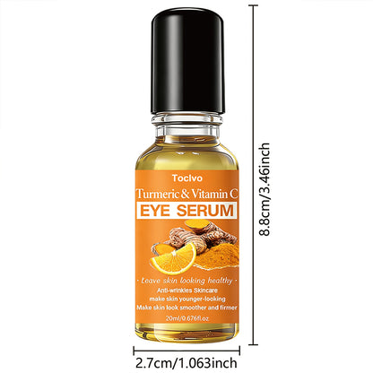 Turmeric Vitamin C Eye Serum – Brighten, Hydrate & Refresh Tired-Looking Eyes