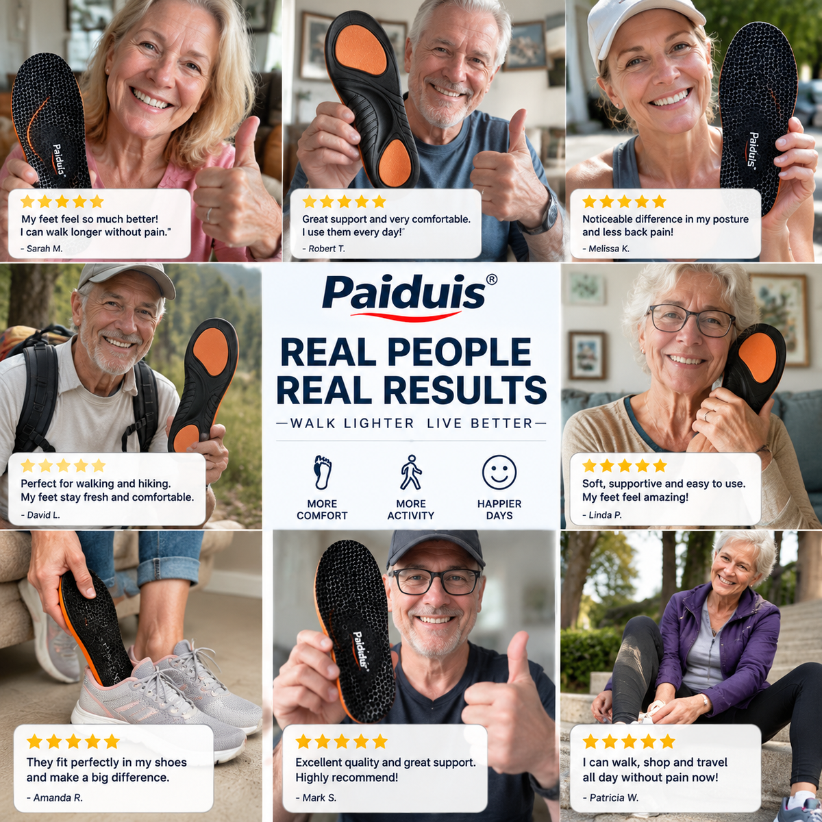 🔥 LAST DAY: 80% OFF | Graphene Slimming Insoles | Weight Management Foot Support