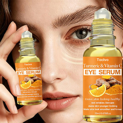 Turmeric Vitamin C Eye Serum – Brighten, Hydrate & Refresh Tired-Looking Eyes
