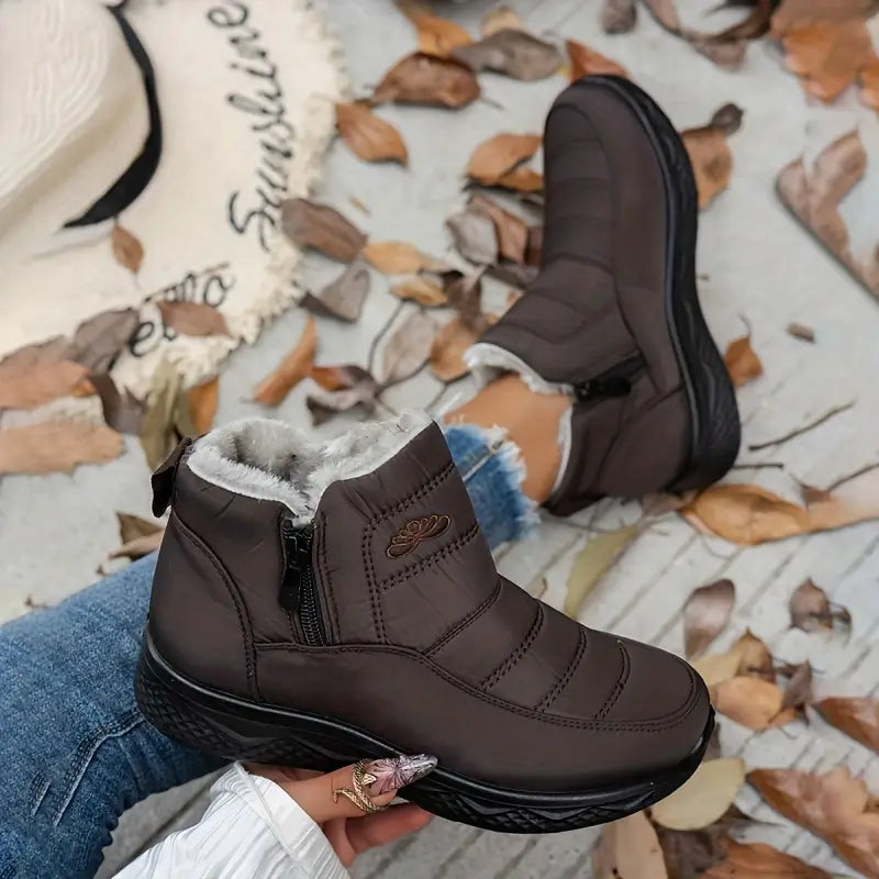 🔥LAST DAY: 80% OFF | Limited Time Sale: Women’s Insulated Snow Boots – Waterproof & Fur-Lined