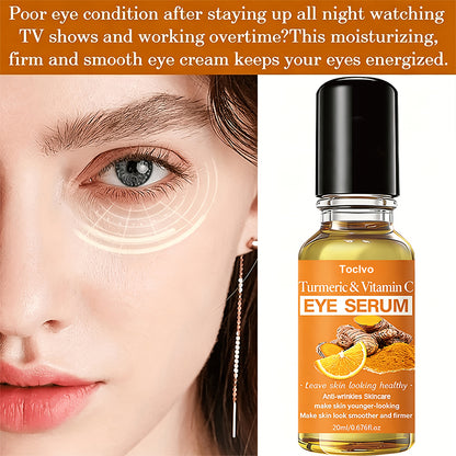Turmeric Vitamin C Eye Serum – Brighten, Hydrate & Refresh Tired-Looking Eyes