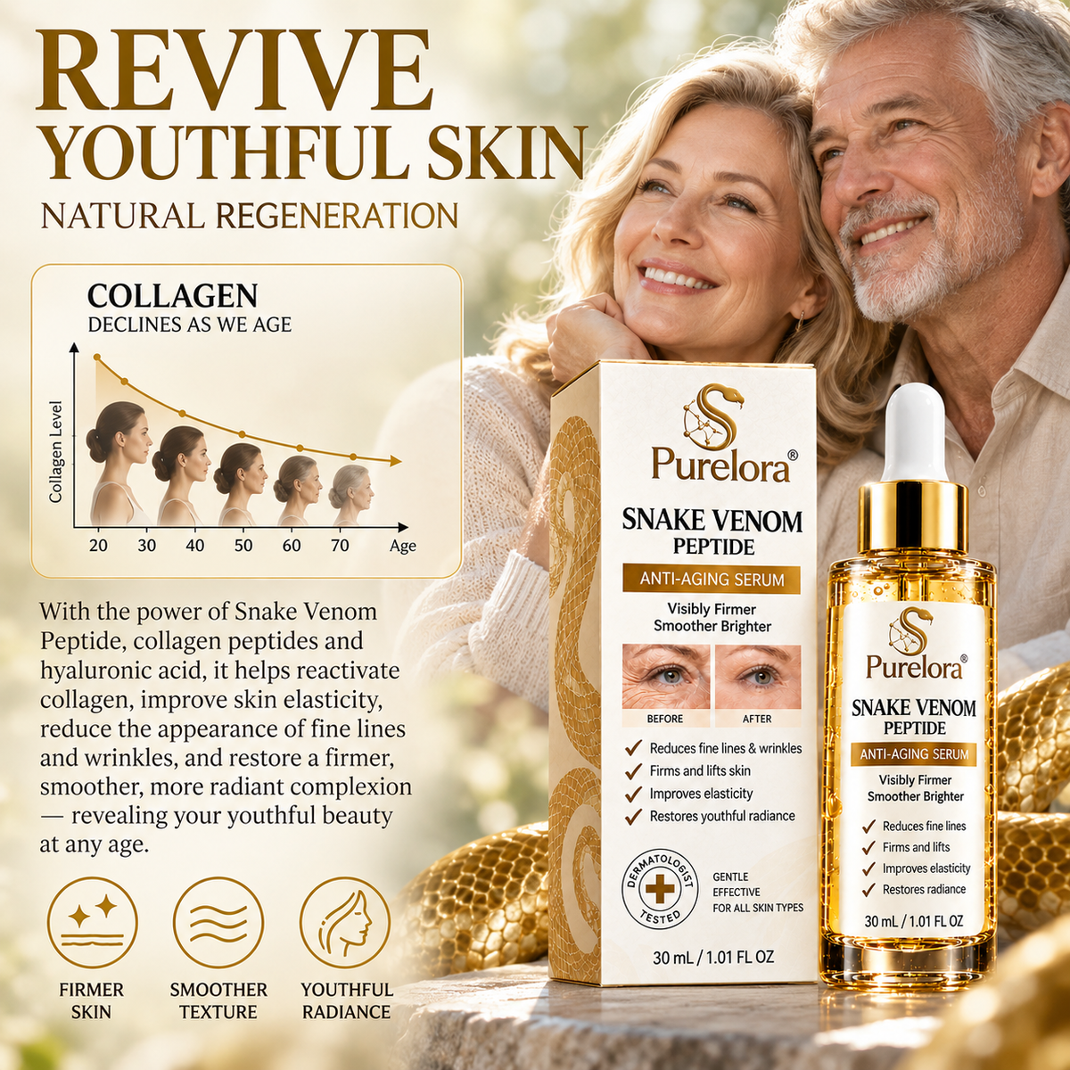 🔥 LAST DAY: 80% OFF | Snake Venom Anti-Wrinkle Serum – Smooth Fine Lines & Firm-Looking Skin