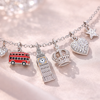 British Charm Necklace