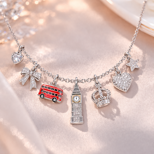British Charm Necklace