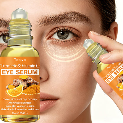 Turmeric Vitamin C Eye Serum – Brighten, Hydrate & Refresh Tired-Looking Eyes