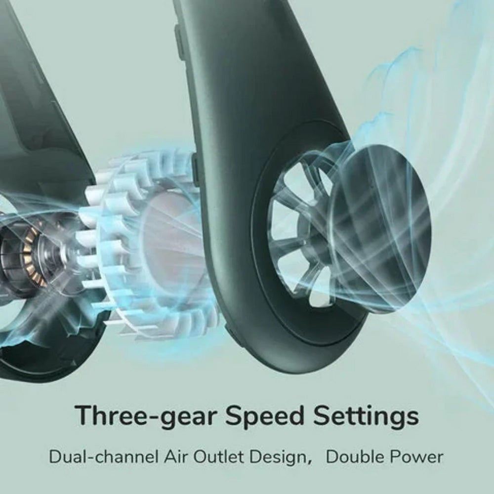 🏆 2026 Best Seller🏆  Portable Bladeless Hanging Neck Fan - 3-Second Instant Cooling