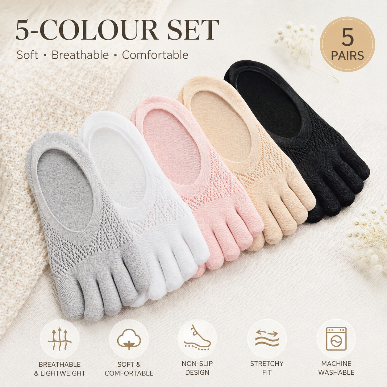 🔥 LAST DAY SALE-80% OFF 🔥 BQODQO® Diabetic Air-Cushion Slip-On Walking Shoes, Orthopedic Diabetic Slippers, with Arch-Support for Women