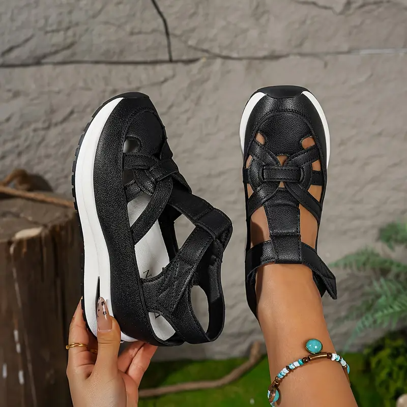 ✨Free Shipping – BQODQO® Women's Sandals with Soft Adjustable Design – Hook & Loop Fastening & Comfortable Fit for Wide and Narrow Feet