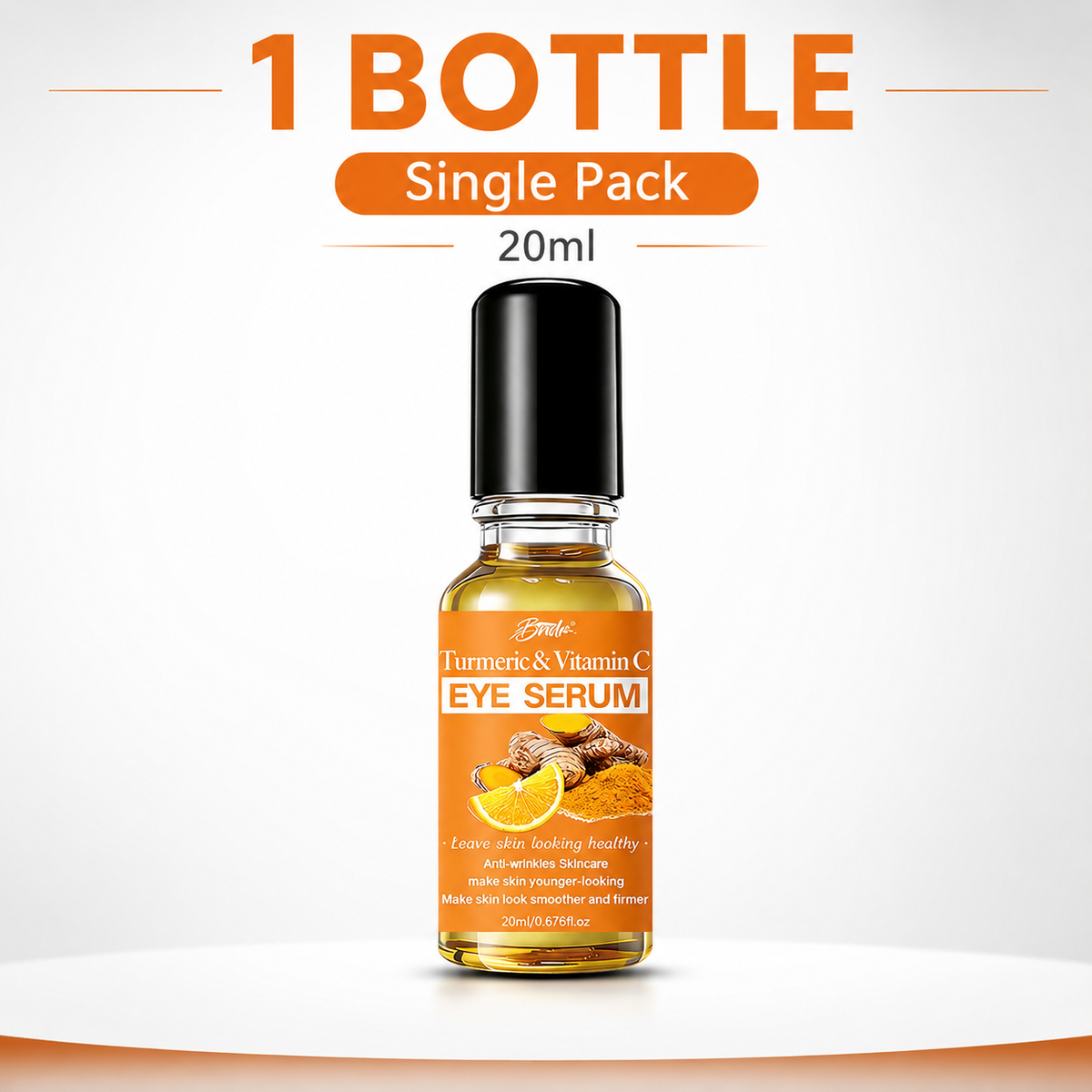 Turmeric Vitamin C Eye Serum – Brighten, Hydrate & Refresh Tired-Looking Eyes
