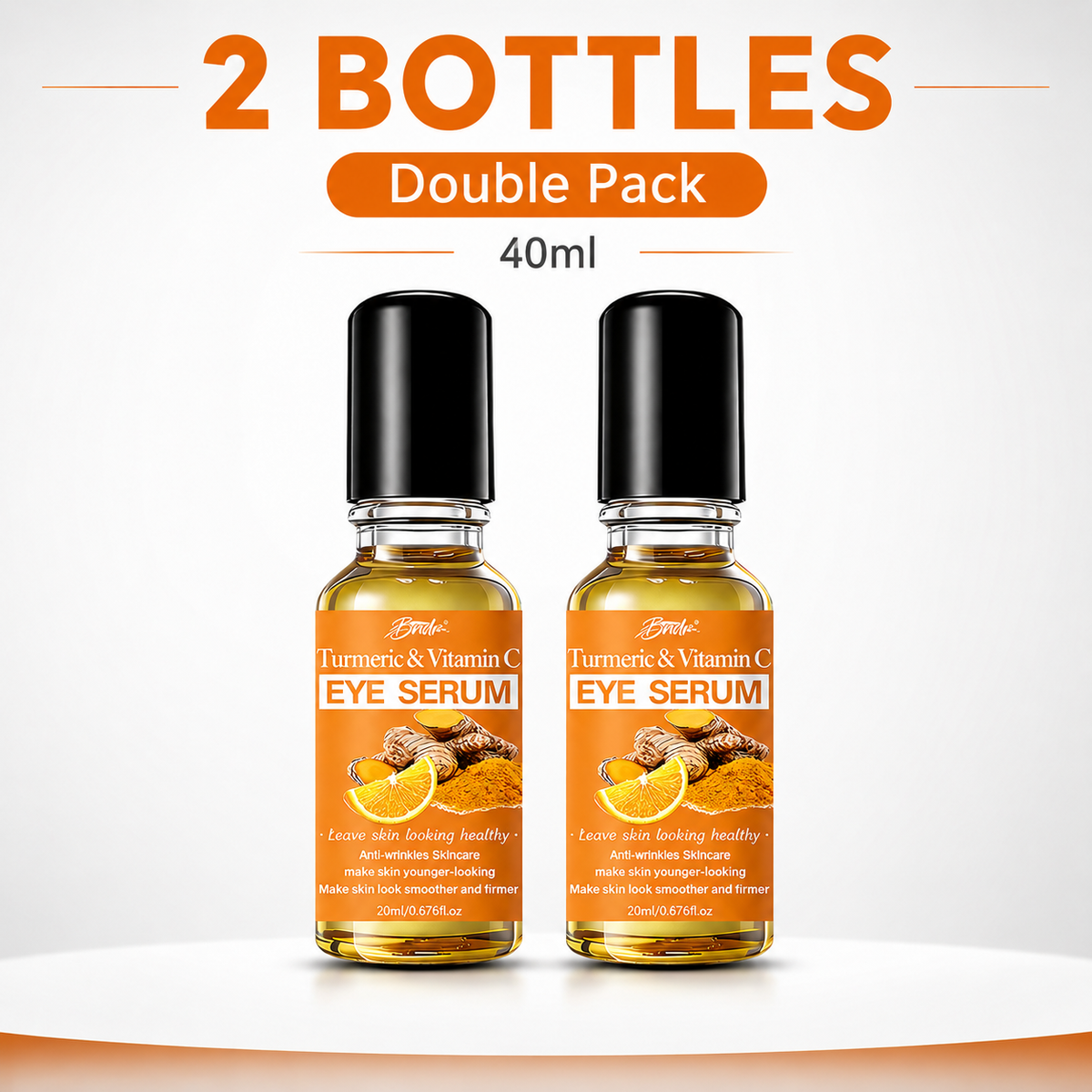 Turmeric Vitamin C Eye Serum – Brighten, Hydrate & Refresh Tired-Looking Eyes