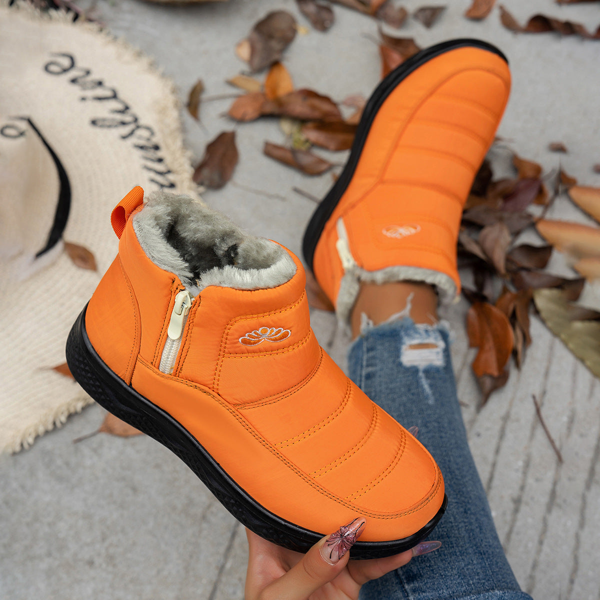 🔥LAST DAY: 80% OFF | Limited Time Sale: Women’s Insulated Snow Boots – Waterproof & Fur-Lined