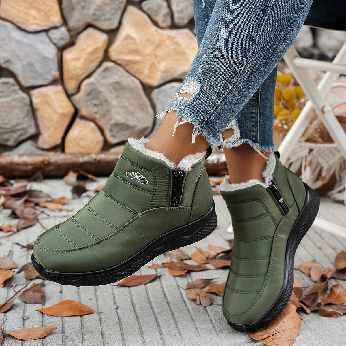 🔥LAST DAY: 80% OFF | Limited Time Sale: Women’s Insulated Snow Boots – Waterproof & Fur-Lined
