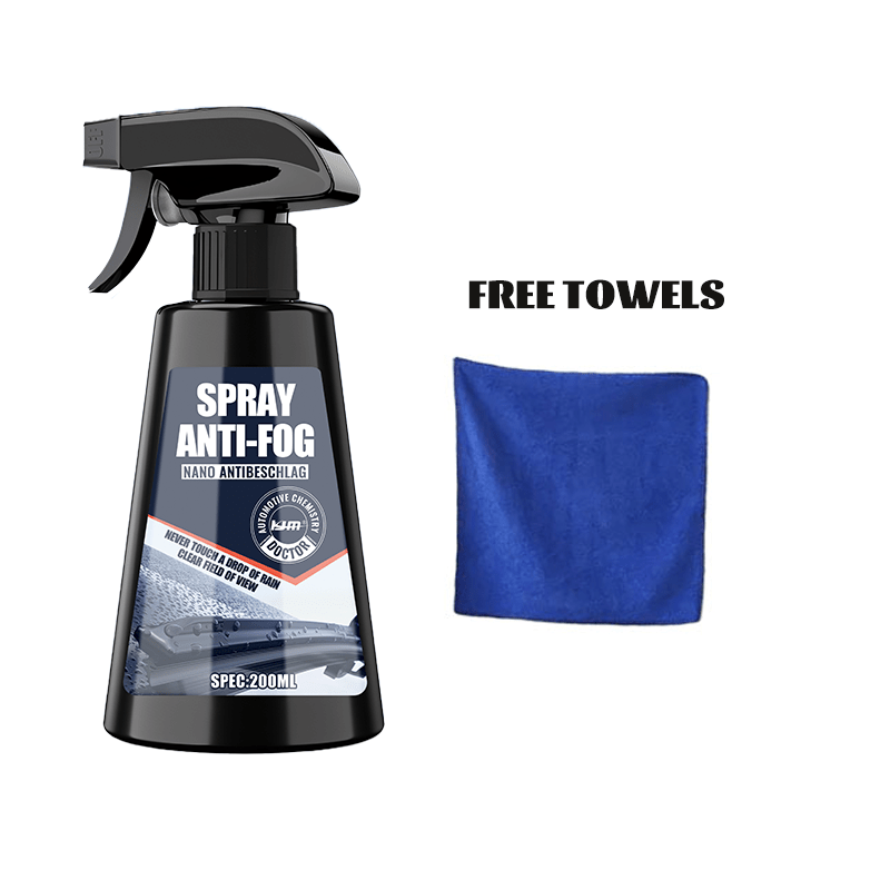 🔥 40% OFF –Long-Lasting Anti-Fog Spray – Clear Vision for Car Windows & Helmets