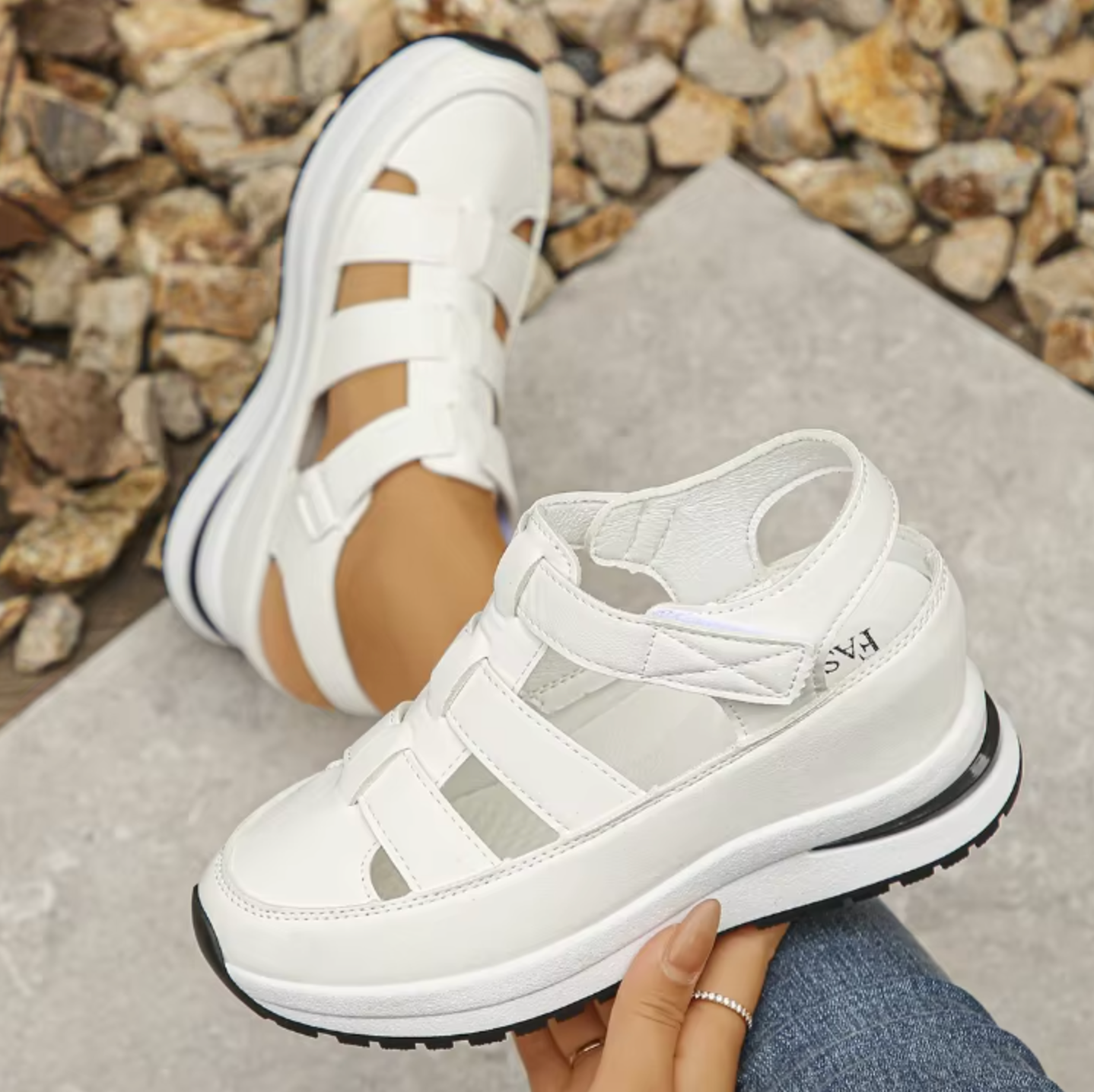 ✨Free Shipping – BQODQO® Women's Sandals with Soft Adjustable Design – Hook & Loop Fastening & Comfortable Fit for Wide and Narrow Feet
