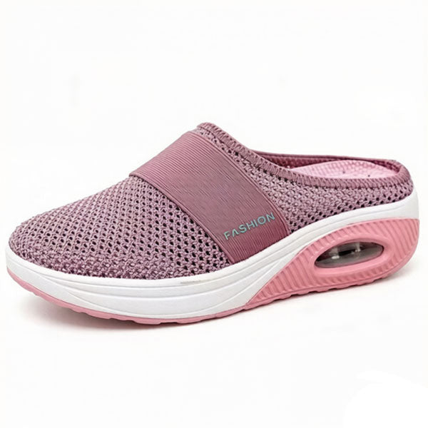 (🔥 LAST DAY SALE-80% OFF🔥) Free shipping-BQODQO® Diabetic Air-Cushion Slip-On Walking Shoes, Orthopedic Diabetic Slippers, with Arch-Support for Women