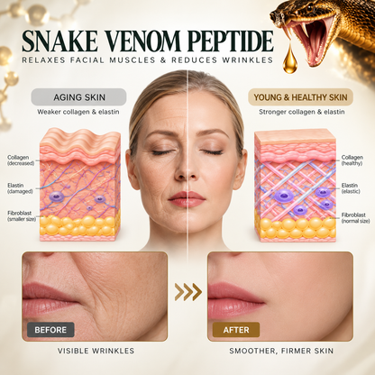 🔥 LAST DAY: 80% OFF | Snake Venom Anti-Wrinkle Serum – Smooth Fine Lines & Firm-Looking Skin