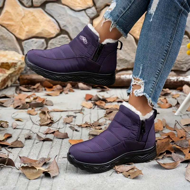 🔥LAST DAY: 80% OFF | Limited Time Sale: Women’s Insulated Snow Boots – Waterproof & Fur-Lined