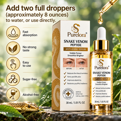 🔥 LAST DAY: 80% OFF | Snake Venom Anti-Wrinkle Serum – Smooth Fine Lines & Firm-Looking Skin