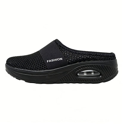 (🔥 LAST DAY SALE-80% OFF🔥) Free shipping-BQODQO® Diabetic Air-Cushion Slip-On Walking Shoes, Orthopedic Diabetic Slippers, with Arch-Support for Women