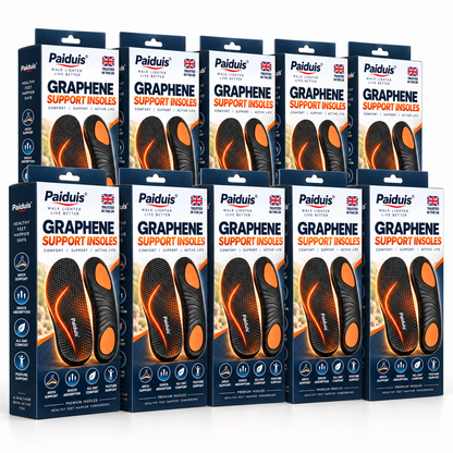 🔥 LAST DAY: 80% OFF | Graphene Slimming Insoles | Weight Management Foot Support