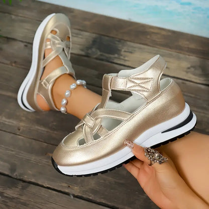 ✨Free Shipping – BQODQO® Women's Sandals with Soft Adjustable Design – Hook & Loop Fastening & Comfortable Fit for Wide and Narrow Feet